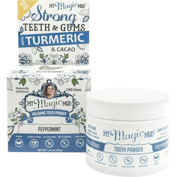 My Magic Mud Polishing Tooth Powder - Peppermint Supply