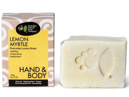 Australian Natural Soap Company Hand & Body Soap Bar - Lemon Myrtle For Discount