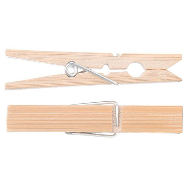 Bamboo clothes pegs (pack of 20) For Cheap