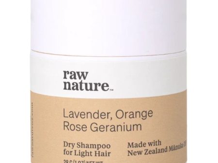 Raw Nature Dry Shampoo Mini 28g - Lavender, Orange & Rose (Light Hair) Cheap