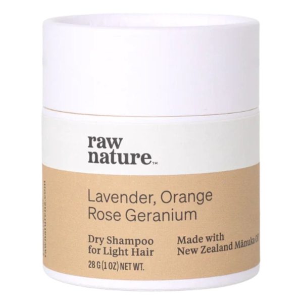 Raw Nature Dry Shampoo Mini 28g - Lavender, Orange & Rose (Light Hair) Cheap