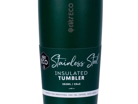 Ever Eco Insulated Stainless Steel Tumbler 592ml - Forest For Cheap