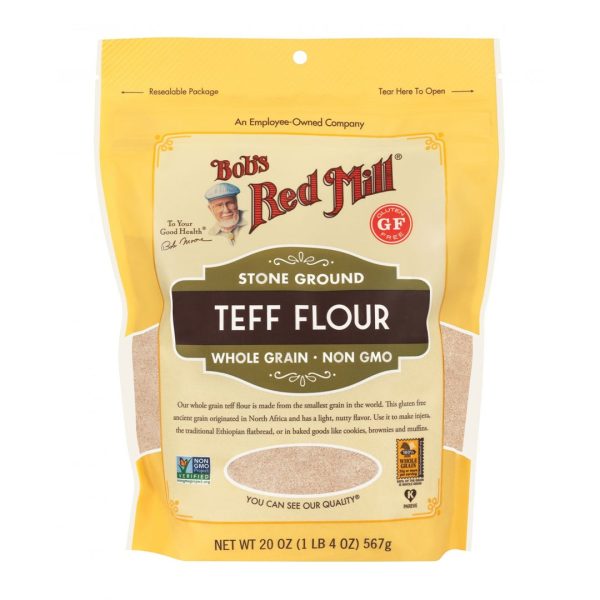 BOB S RED MILL Teff Flour, 567g, Gluten Free For Sale