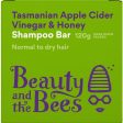 Beauty & the Bees Apple Cider Vinegar & Honey Shampoo Bar on Sale