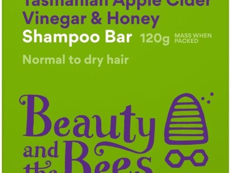 Beauty & the Bees Apple Cider Vinegar & Honey Shampoo Bar on Sale