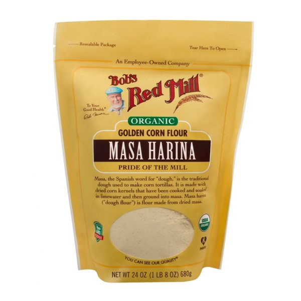 BOB S RED MILL Organic Golden Masa Harina Corn Flour, 680g For Discount