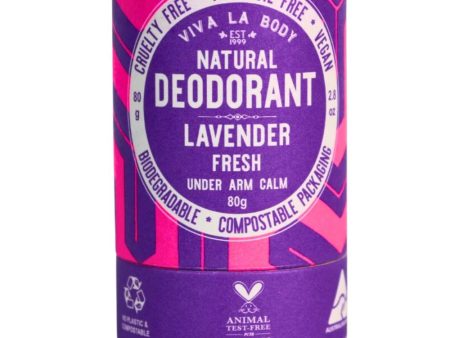 Viva La Body Natural Deodorant 80g - Lavender Fresh Fashion