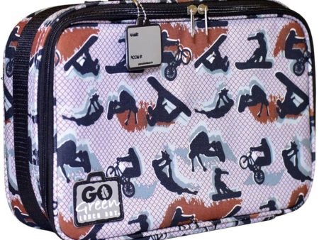 Go Green Lunch Box & Bag Set - Extreme Sports on Sale