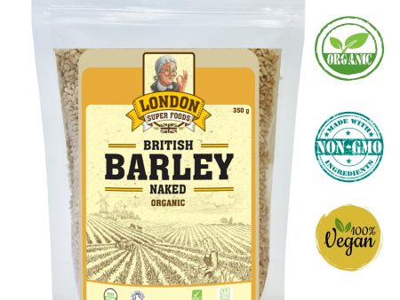 LONDON SUPER FOODS Organic British Barley Naked, 350g Supply