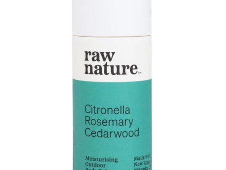 Raw Nature Outdoor Body Balm (Bug-Off) 48g - Citronella, Rosemary & Cedarwood Sale