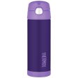 Thermos FUNtainer Insulated Stainless Steel Water Bottles 470ml - Purple Discount