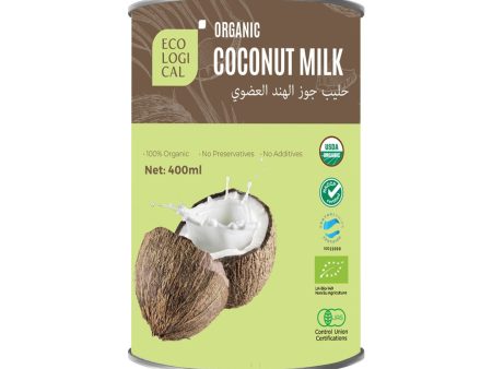 ECOLOGICAL Organic Coconut Milk, 400ml Fashion