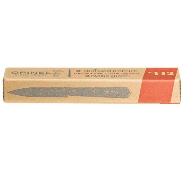 Opinel No.112 Stainless Steel Paring Knives in Box (Set of 2) - Natural Online Hot Sale