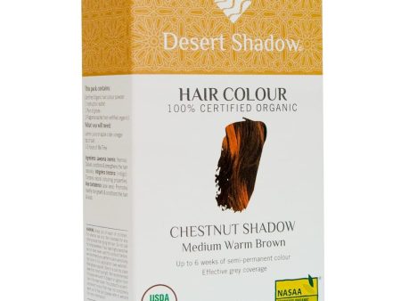 Desert Shadow Organic Hair Colour - Chestnut Shadow 100g Discount