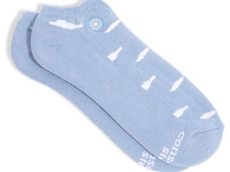 Conscious Step Socks Support Mental Health - Clouds Ankle Online Sale