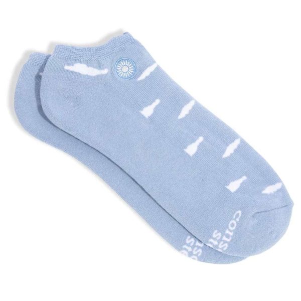 Conscious Step Socks Support Mental Health - Clouds Ankle Online Sale