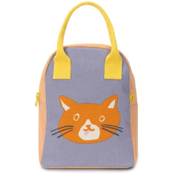 Fluf Zipper Lunch Bag - Cat Online Hot Sale