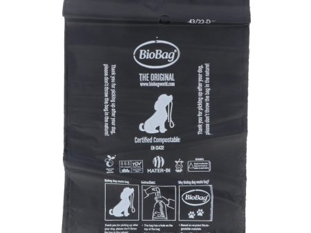 BioBag Compostable Dog Waste Bags - 50 bags black tear off pad Online Sale