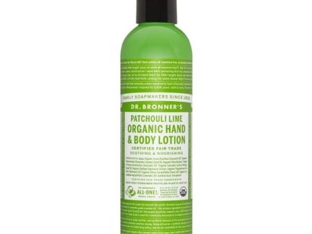 Dr. Bronner s Hand & Body Lotion 237ml - Patchouli Lime For Cheap