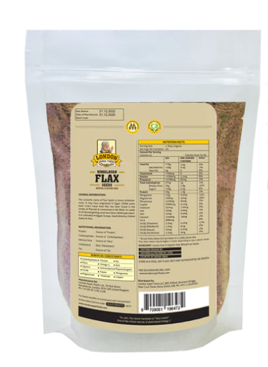 LONDON SUPER FOODS Himalayan Natural Flax Seeds, 300g Online Sale