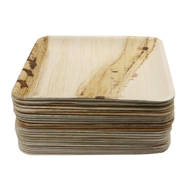 Palm Leaf Side Plates 25pk - Square Online now