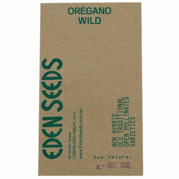 Eden Seeds - Wild Oregano Online Hot Sale