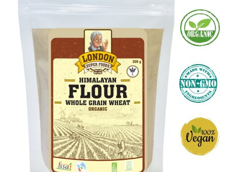 LONDON SUPER FOODS Organic Himalayan Whole Wheat Grain Flour, 300g Fashion