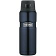 Thermos King Vacuum Insulated Bottle with Flip Lid 710ml - Midnight Blue Hot on Sale