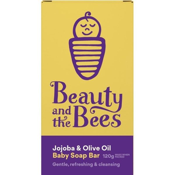 Beauty & the Bees Baby Soap Bar 120g - Jojoba & Olive Oil Hot on Sale