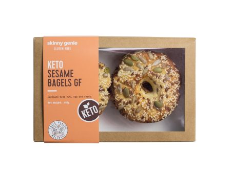 SKINNY GENIE Keto Sesame Bagels Gluten Free, 100g Discount