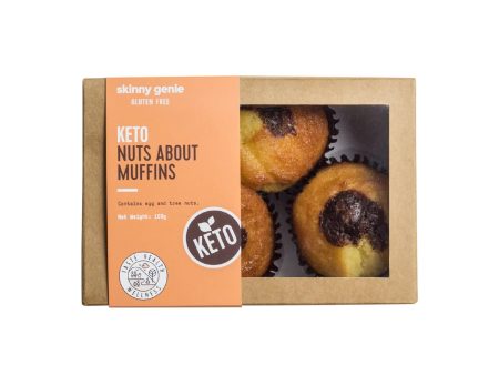 SKINNY GENIE Keto Nuts About Muffin Gluten Free, 50g Fashion