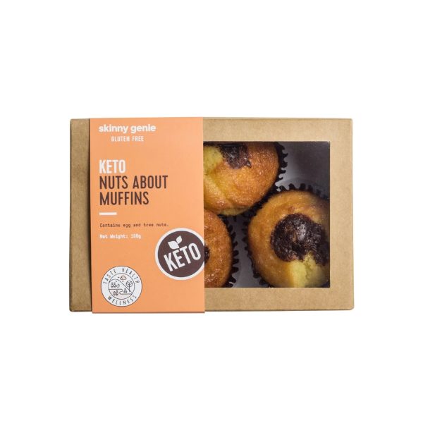 SKINNY GENIE Keto Nuts About Muffin Gluten Free, 50g Fashion