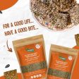 VEGAN WAY Multi Seed Crackers - Vegan, Gluten Free, Keto Friendly, Sugar Free - 100g Supply