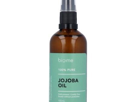 Biome Jojoba Oil in Amber Glass Bottle - 100ml Online