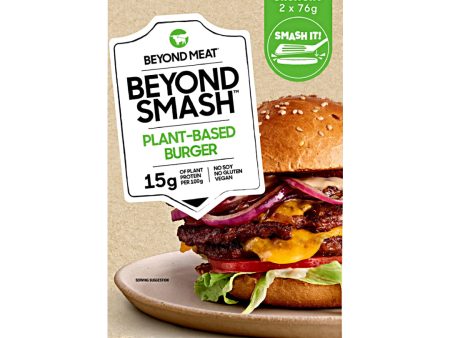 BEYOND MEAT Beyond Smash, Vegan Burger, Plant Based Burger - 152g (Pack of 2) Online