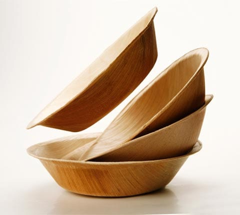 Palm Leaf Small Bowls 25pk - Round Supply