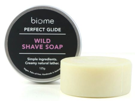 Biome Wild Shave Soap in Tin 120g Online now