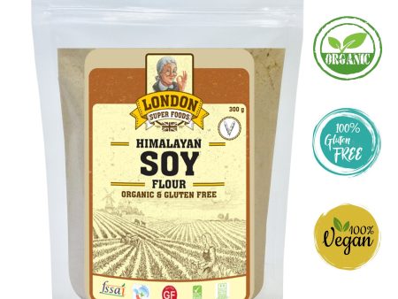 LONDON SUPER FOODS Organic Himalayan Soy Flour, 300g Sale