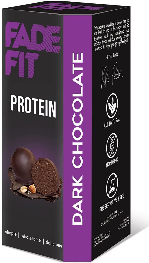 FADE FIT Dark Chocolate Protein, 30g - Keto Friendly, Non GMO, Natural on Sale