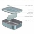 Bentgo Microwavable Stainless Steel Leak-proof Lunch Box 1200ml Aqua Online now