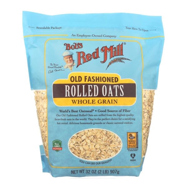 BOB S RED MILL Old Fashioned Rolled Oats Whole Grain, 907g Cheap