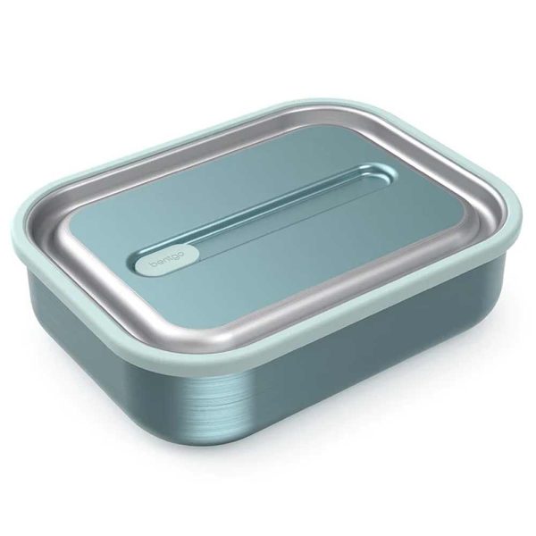 Bentgo Microwavable Stainless Steel Leak-proof Lunch Box 1200ml Aqua Online now