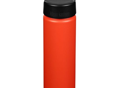 Klean Kanteen 27oz 800ml Wide Water Bottle with Loop Cap - Tiger Lily For Discount