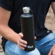 Cheeki 1 Litre Stainless Steel Insulated Bottle - Matte Black on Sale