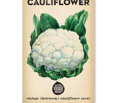 Little Veggie Patch Heirloom seeds - cauliflower snowball Online Sale