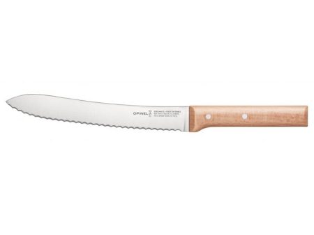 Opinel Parallele No.116 Stainless Steel Bread Knife - Beech Online now