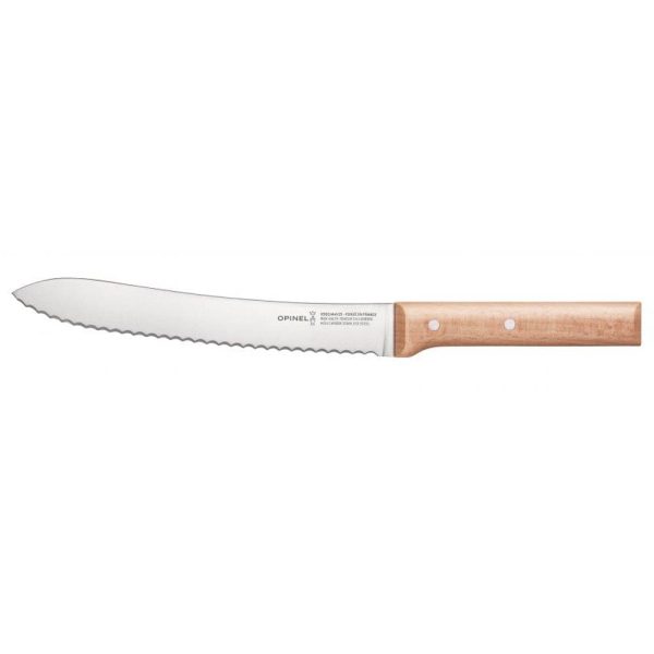 Opinel Parallele No.116 Stainless Steel Bread Knife - Beech Online now