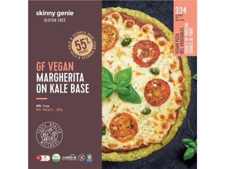 SKINNY GENIE Vegan Margherita On Kale Pizza Base (26cm), 480g Online