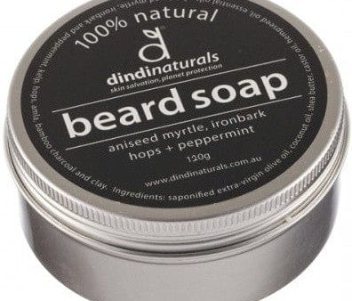 Dindi Naturals Beard Soap  with Charcoal 120g - in Tin Cheap