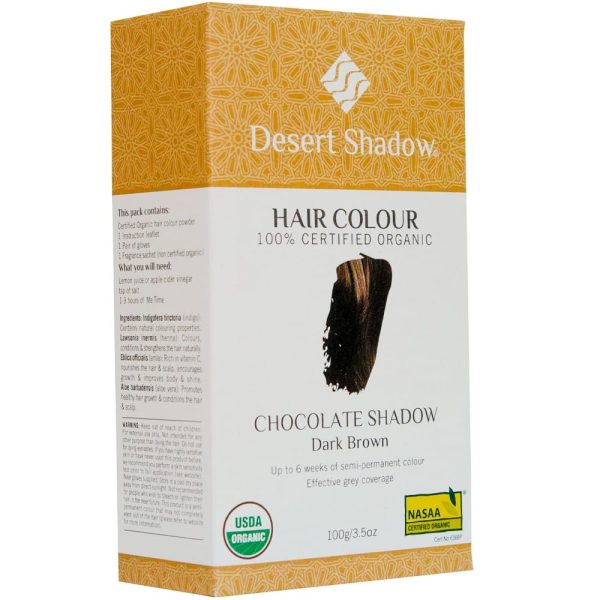 Desert Shadow Organic Hair Colour 100g - Chocolate Shadow Online now